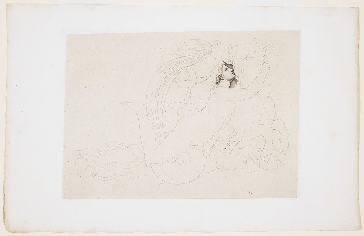 Bortførelsen af ​​Europa af Pierre Paul Prudhon