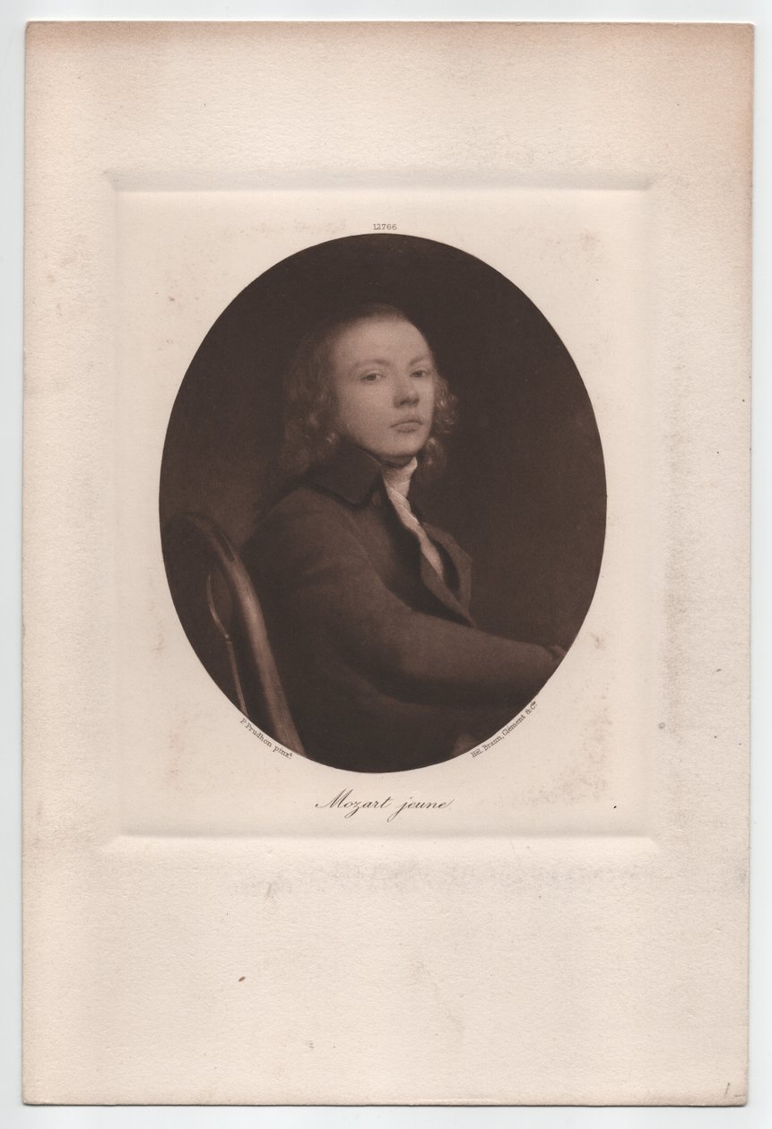 Den unge Mozart (ca. 1900, illustration) af Pierre-Paul Prud