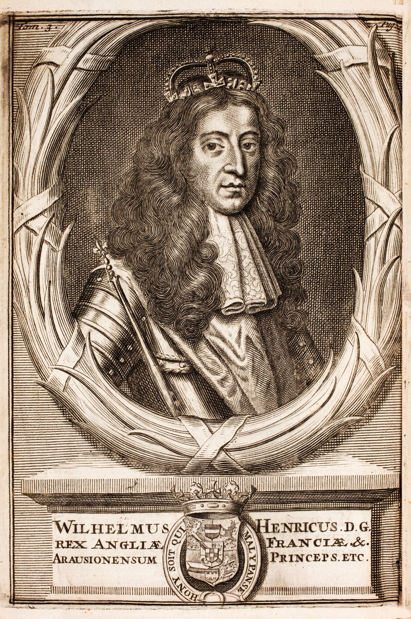 Kong Vilhelm III (1650-1702) af Pierre  Mortier