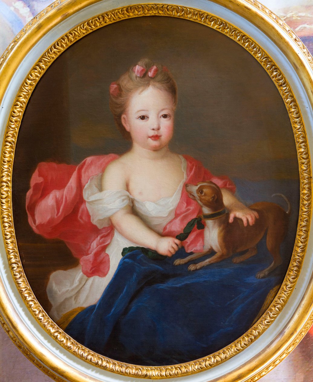 Portræt af prinsesse af Lorraine, tilskrevet Pierre Gobert, olie på lærred af Pierre (attr. to) Gobert
