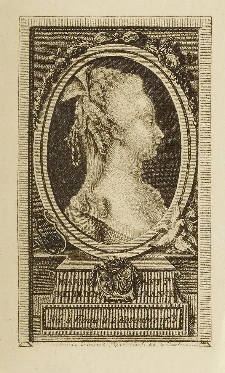 Marie Antoinette, dronning af Pierre Adrien Le Beau
