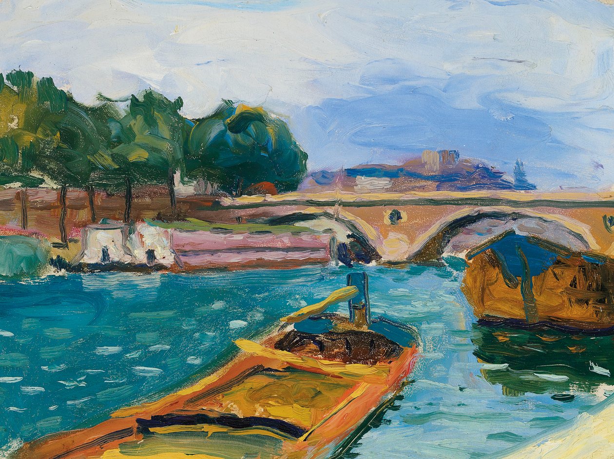 Paris, Broen over Seinen, ca 1898-1904. af Albert Marquet