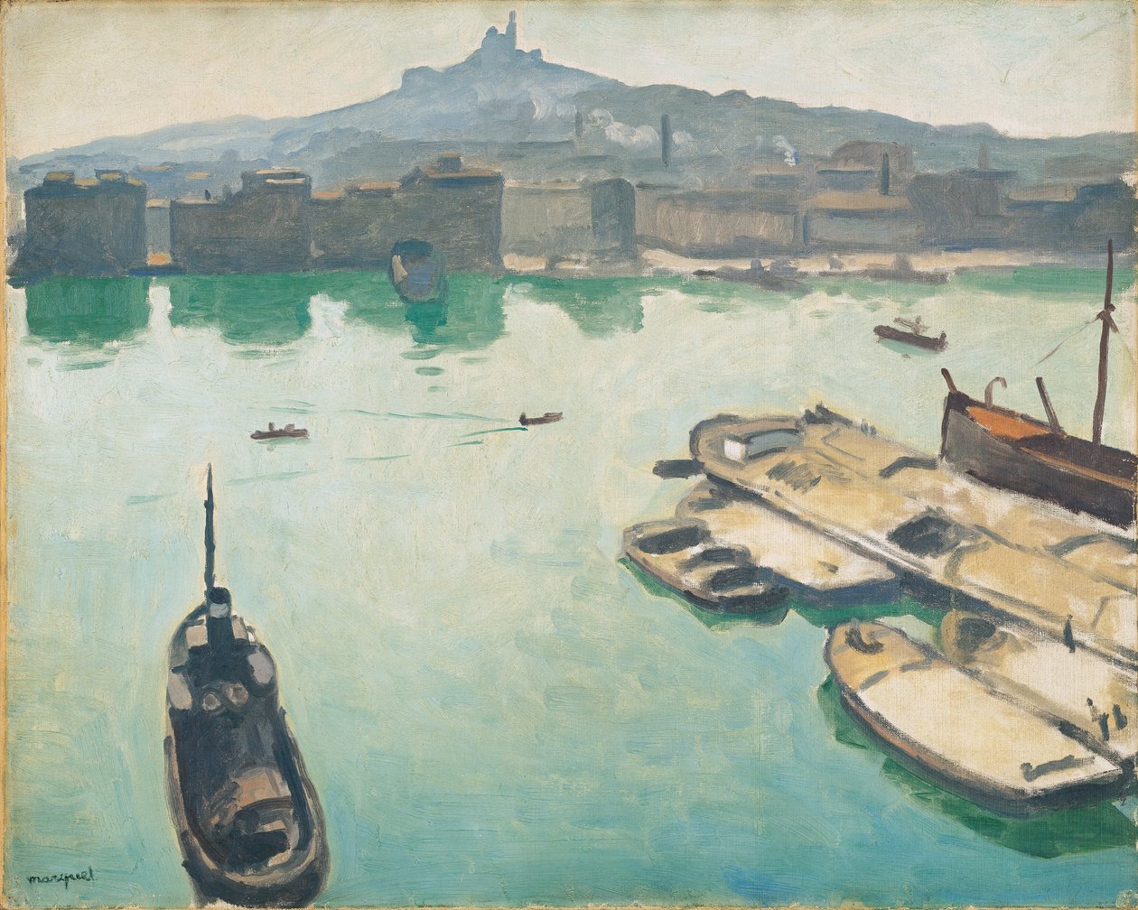 Marseilles havn, 1916 af Albert Marquet