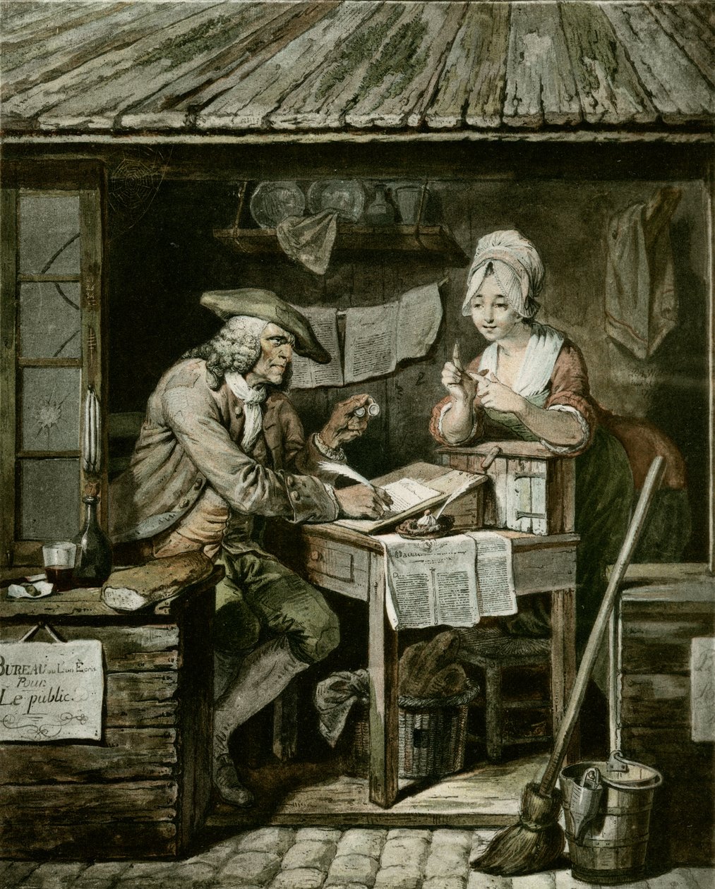 Den offentlige skribent af Pierre Alexandre Wille