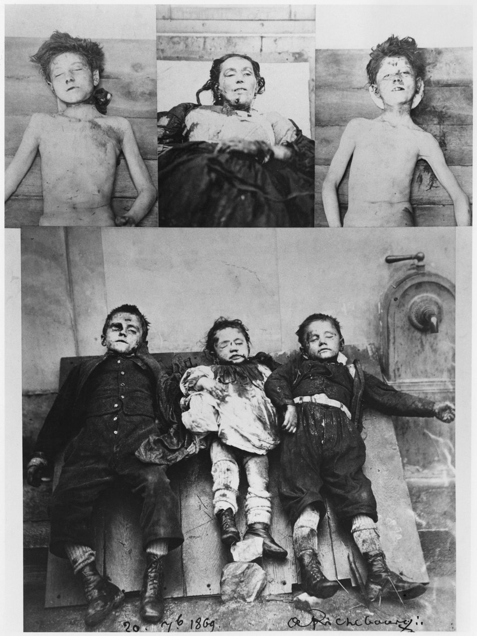Troppmann-affæren, familien Kinck myrdet af Jean-Baptiste Troppmann, 1869 af Pierre Ambroise Richebourg