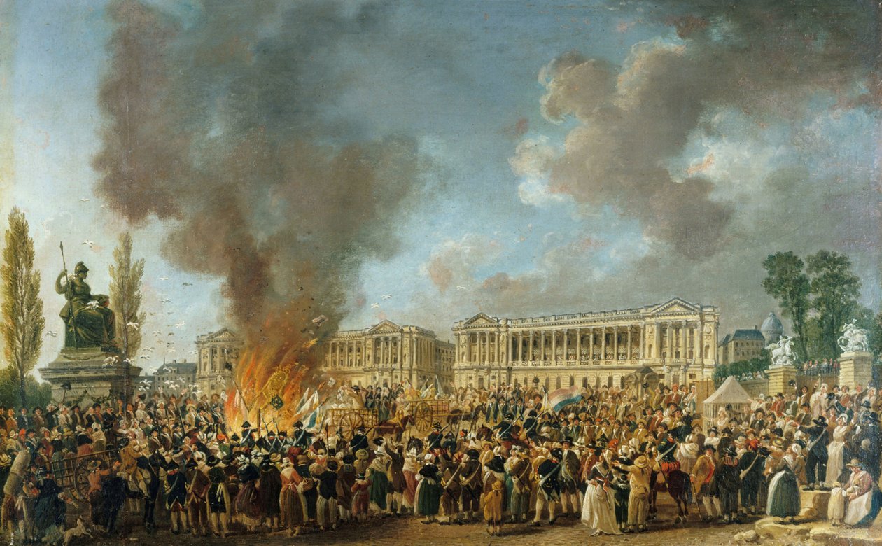Festen for enhed og udelelighed den 10. august 1793, 1793. af Pierre Antoine Demachy