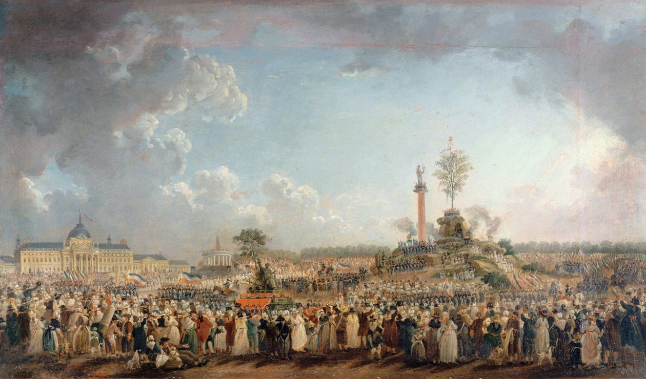 Det Højeste Væsens Festival på Marsmarken, 8. juni 1794, 1794. af Pierre Antoine Demachy
