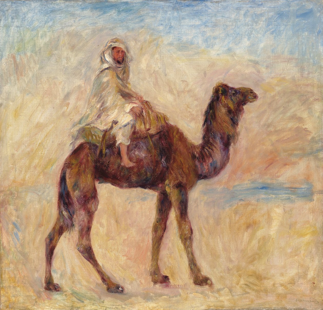En Kamel; På kamelens ryg, 1881 af Pierre Auguste Renoir