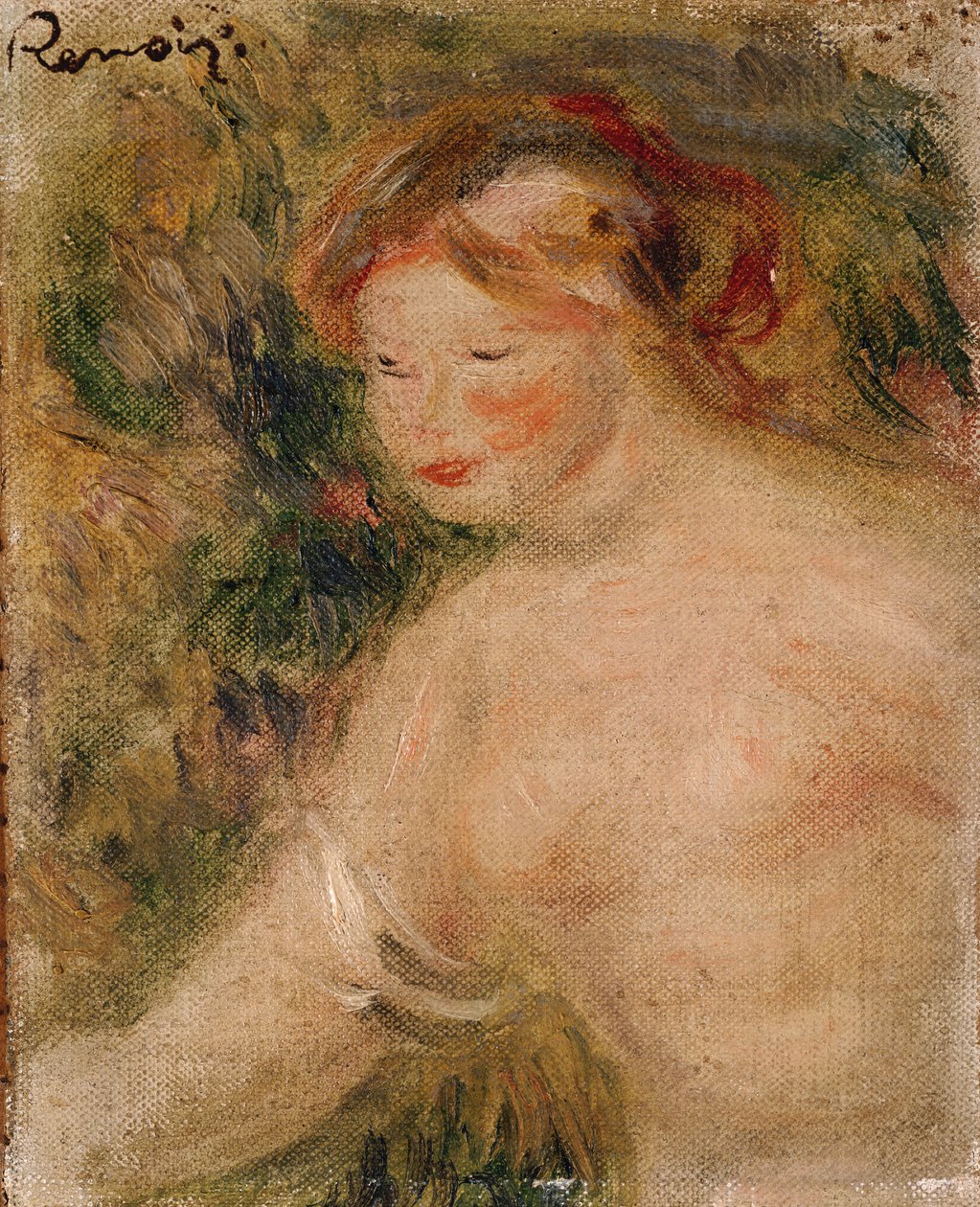 En kvindelig torso, 1910 af Pierre Auguste Renoir