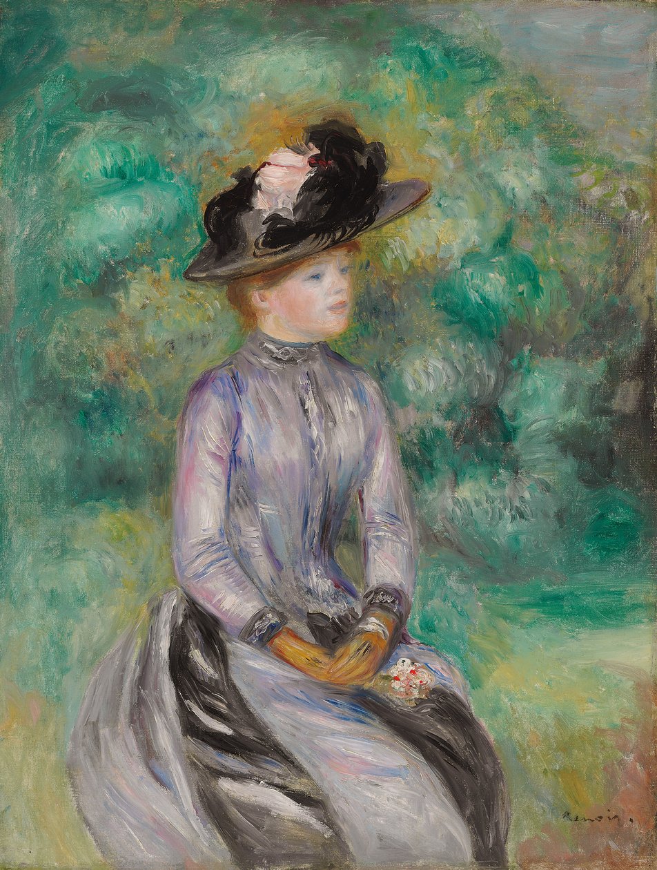 Adrienne, ca. 1878 af Pierre Auguste Renoir