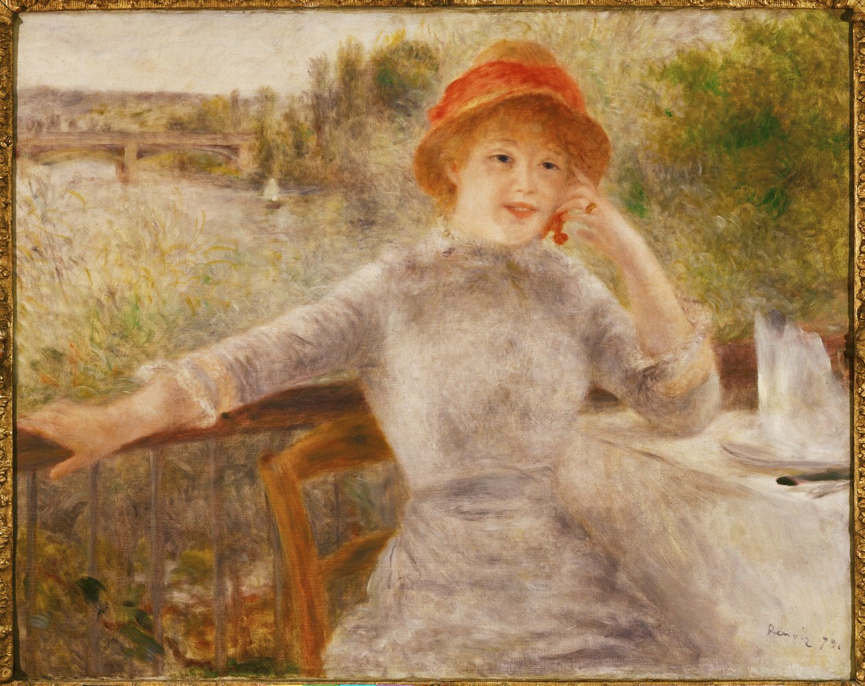 Alphonsine Fournaise (olie på lærred) af Pierre Auguste Renoir