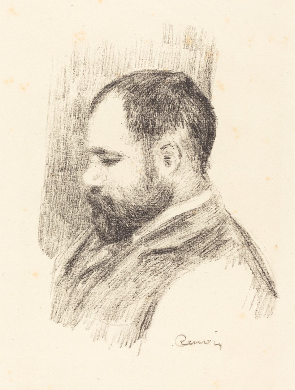 Ambroise Vollard, 1904. af Pierre Auguste Renoir