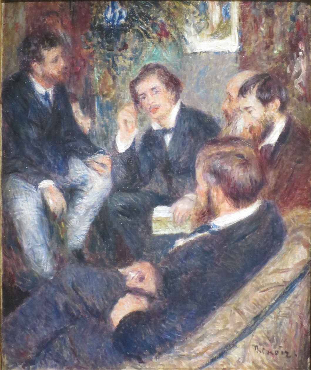 I Renoirs hjem, rue St. Georges af Pierre Auguste Renoir
