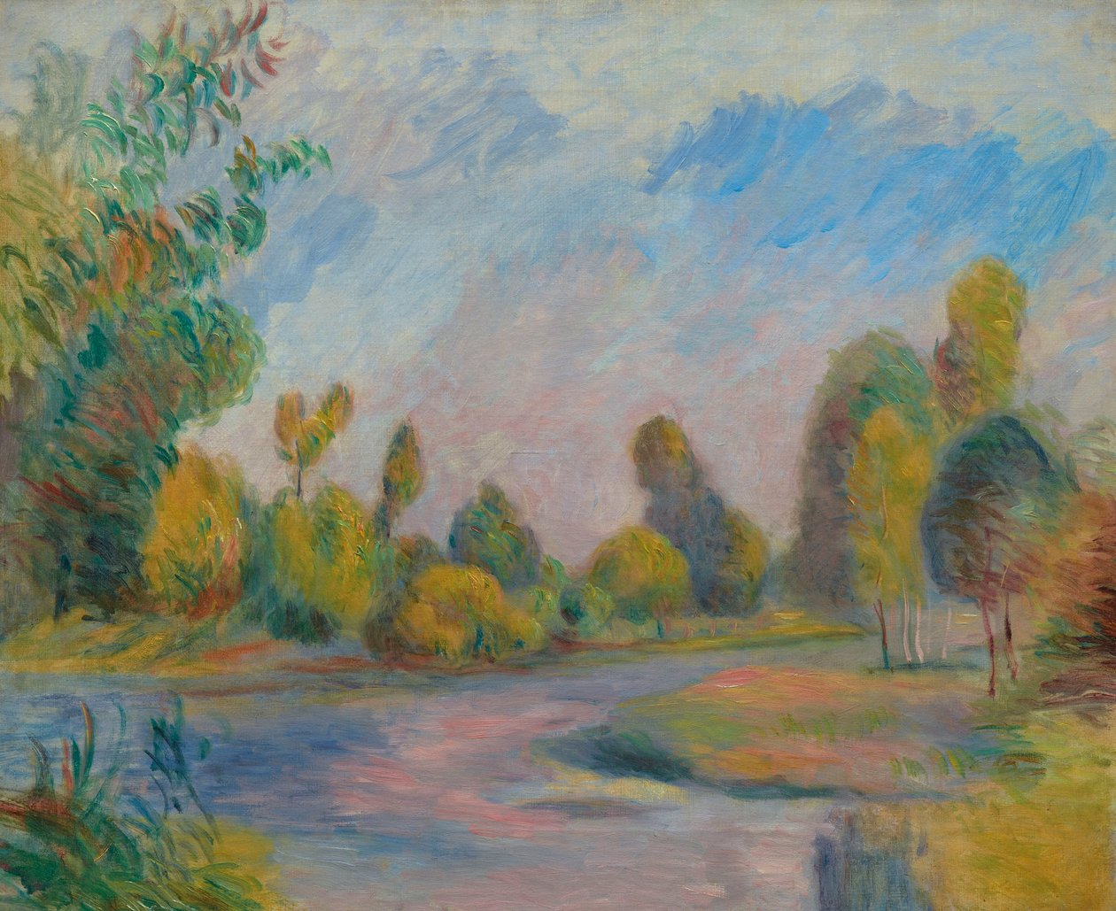 Ved floden, 1896. af Pierre Auguste Renoir