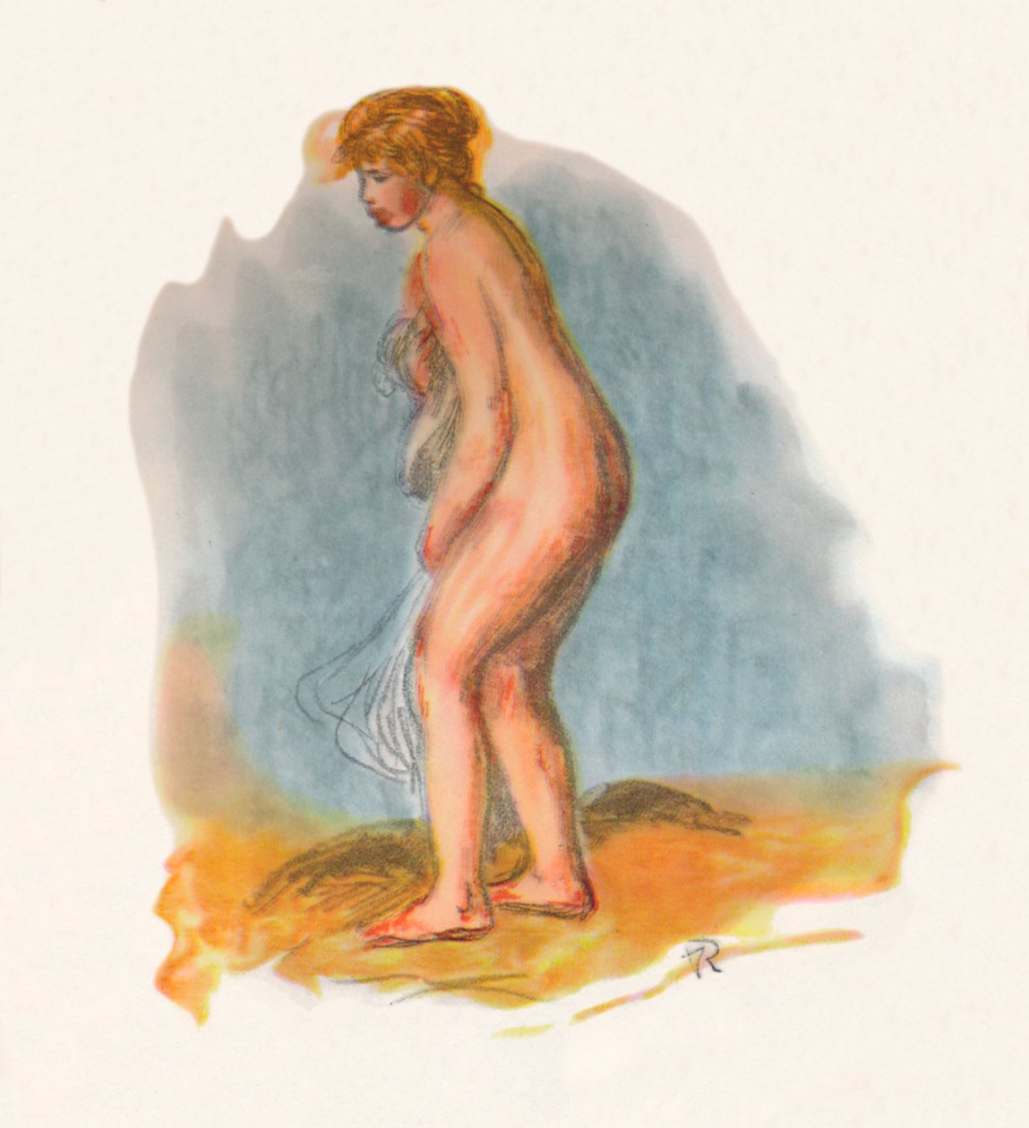 Bather Standing, 1946 af Pierre Auguste Renoir