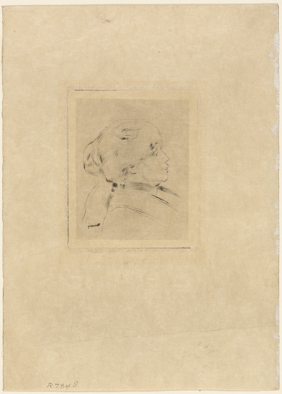 Berthe Morisot af Pierre Auguste Renoir