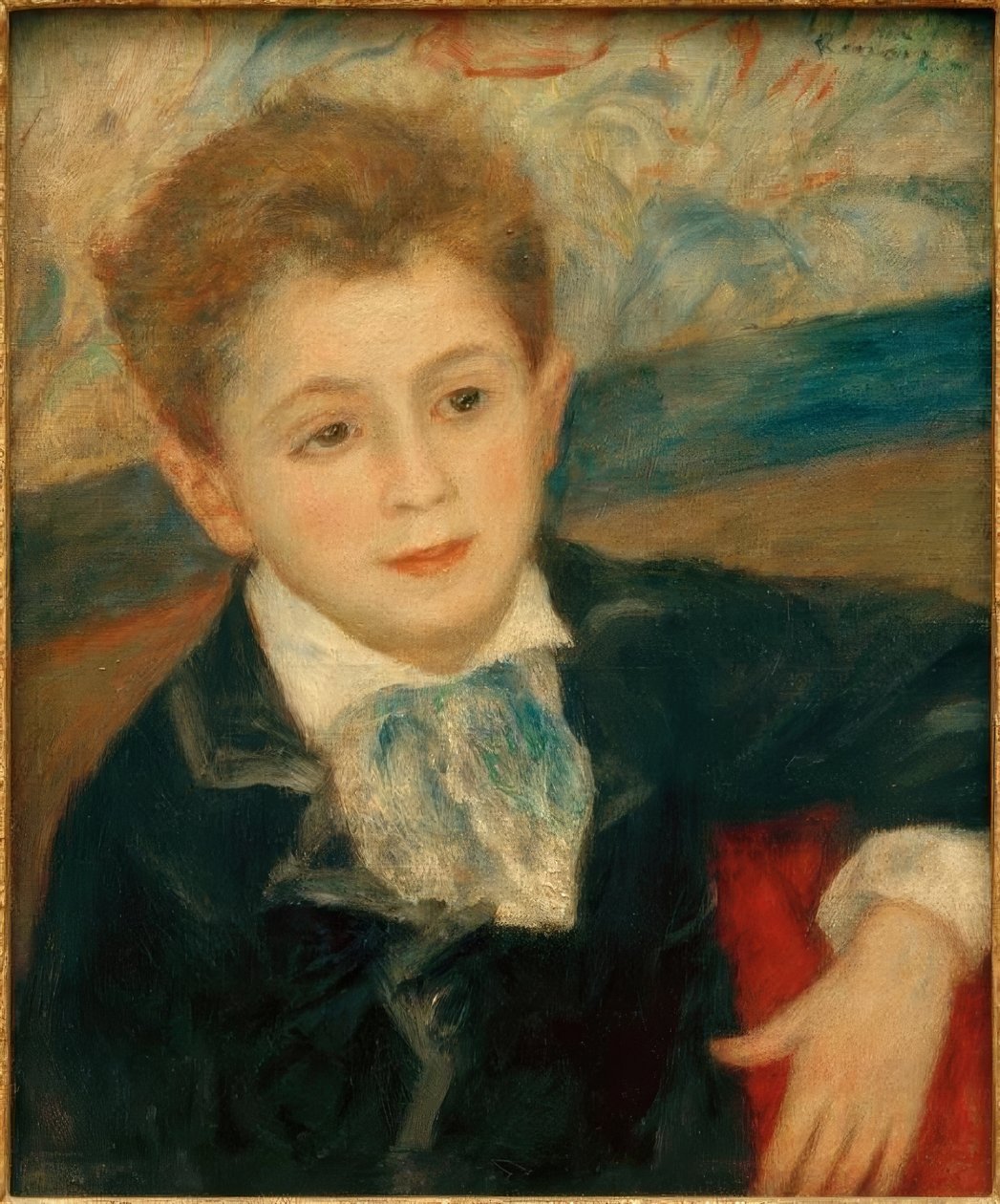 Portræt af Paul Meunier, søn af Murer af Pierre Auguste Renoir