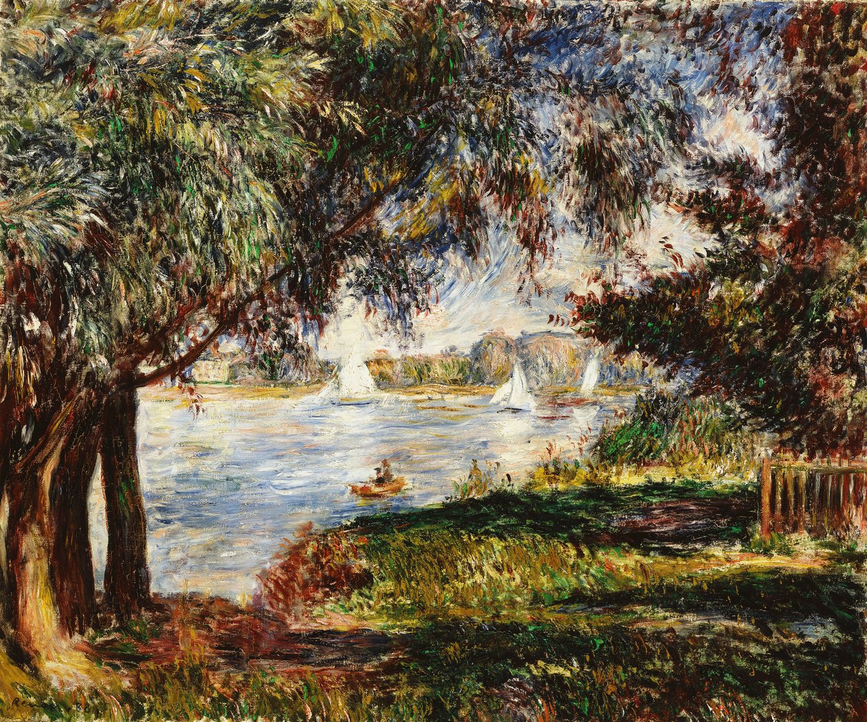 Bougival, 1888 af Pierre Auguste Renoir