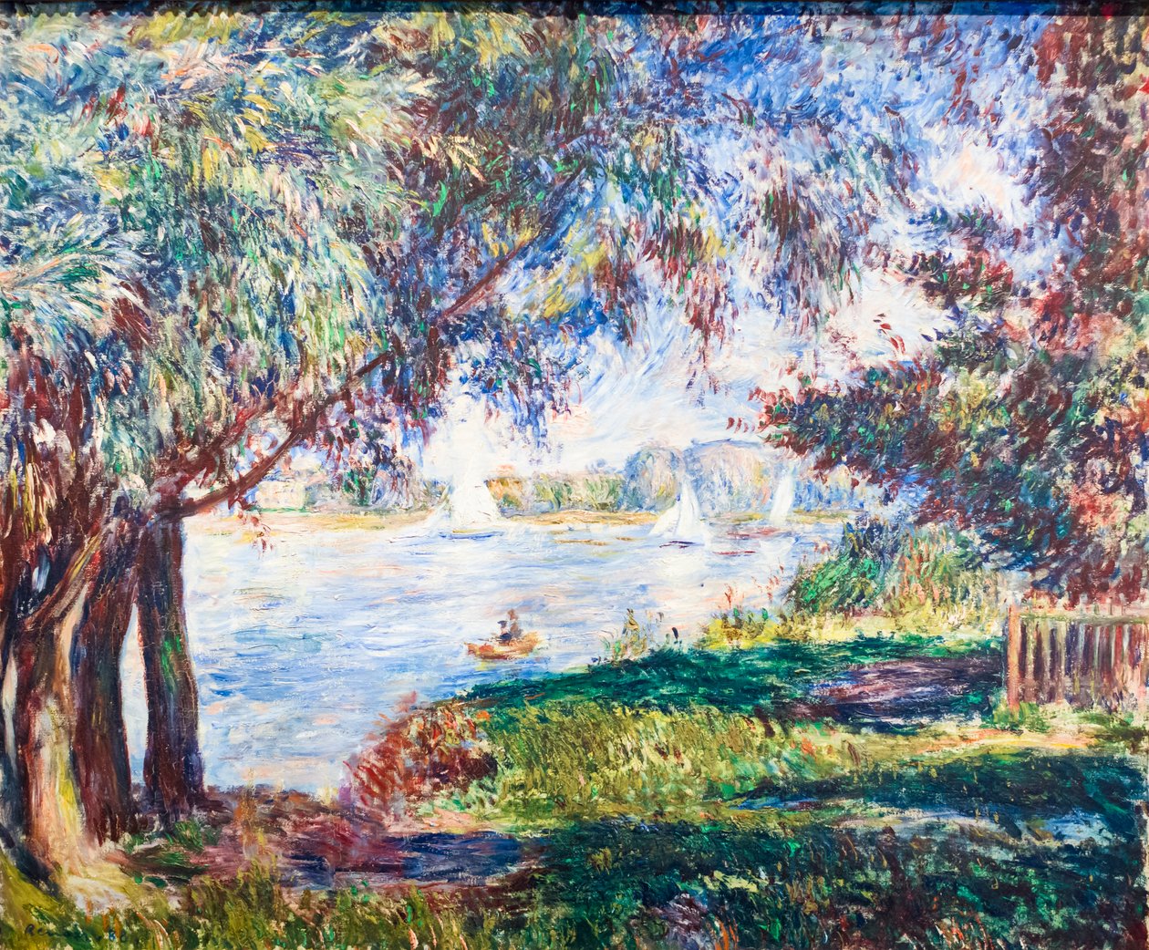 Bougival, ca. 1888 (olie på lærred) af Pierre Auguste Renoir