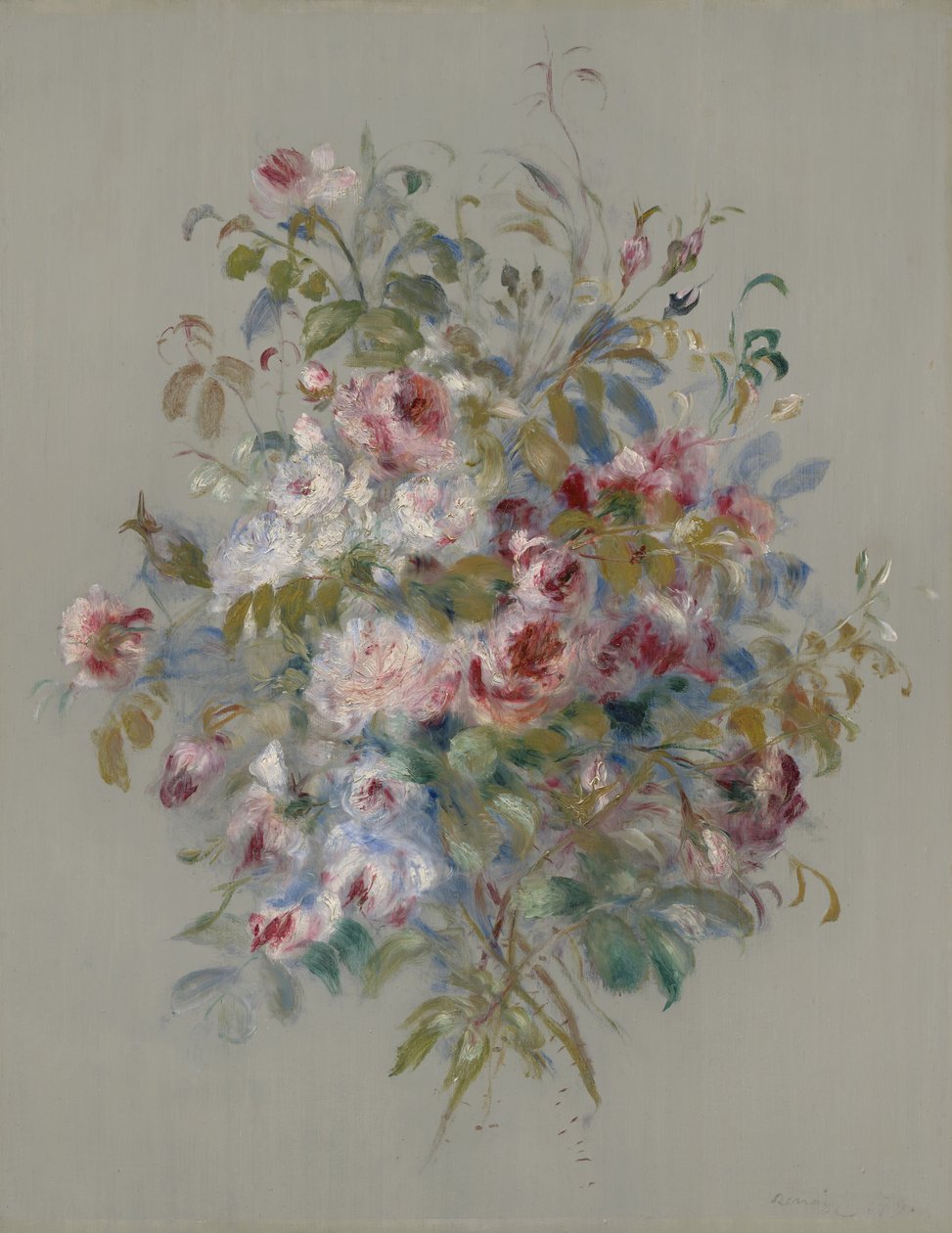 Buket roser, 1879 af Pierre Auguste Renoir