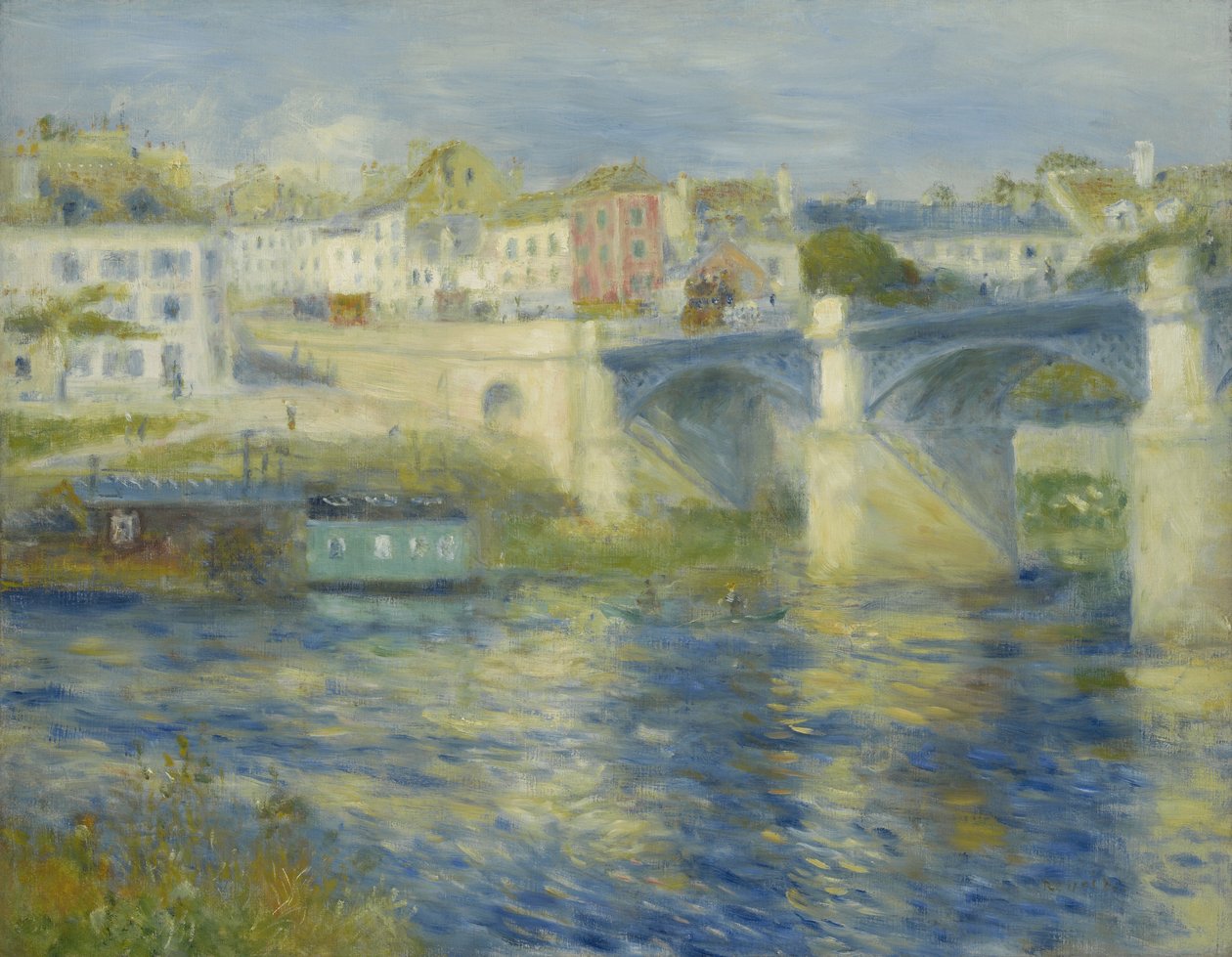 Bro ved Chatou, ca. 1875 (olie på lærred) af Pierre Auguste Renoir