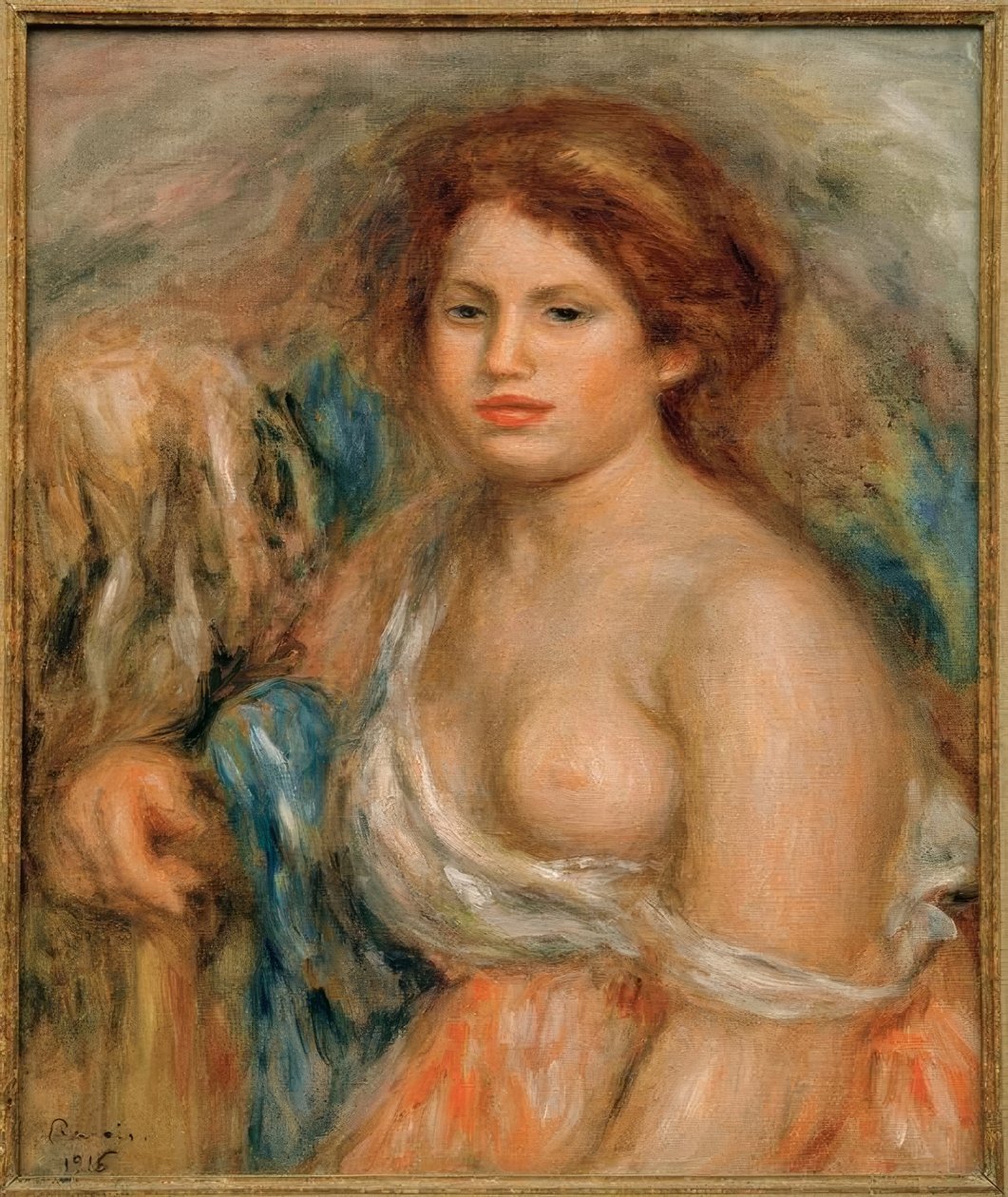 Buste portræt af Pierre Auguste Renoir