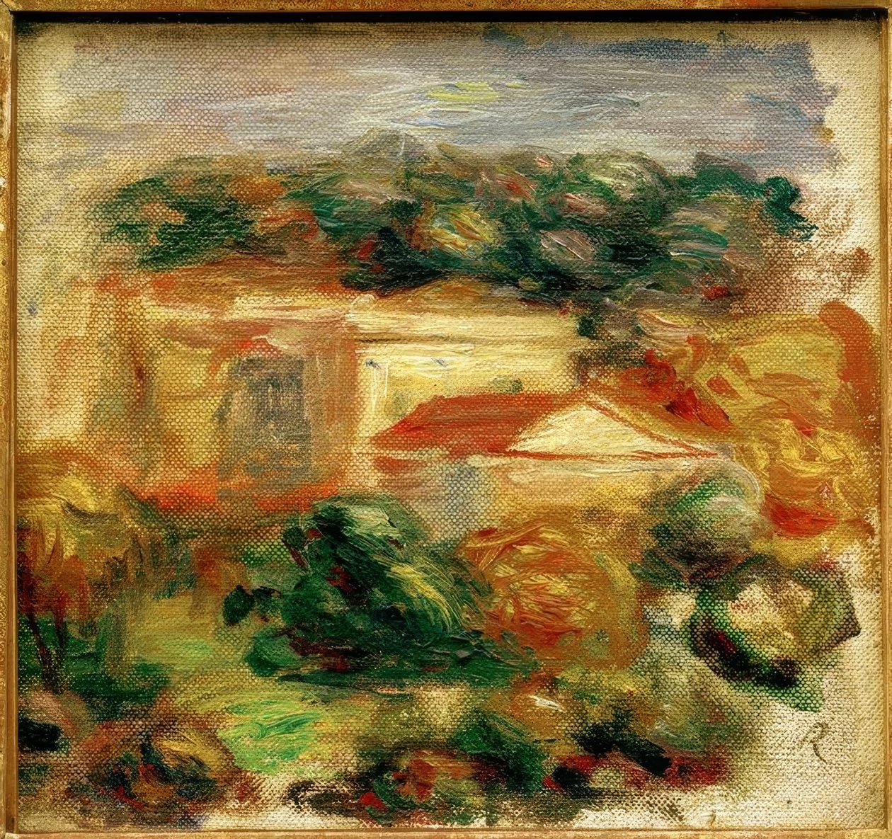 Buste portræt af Pierre Auguste Renoir