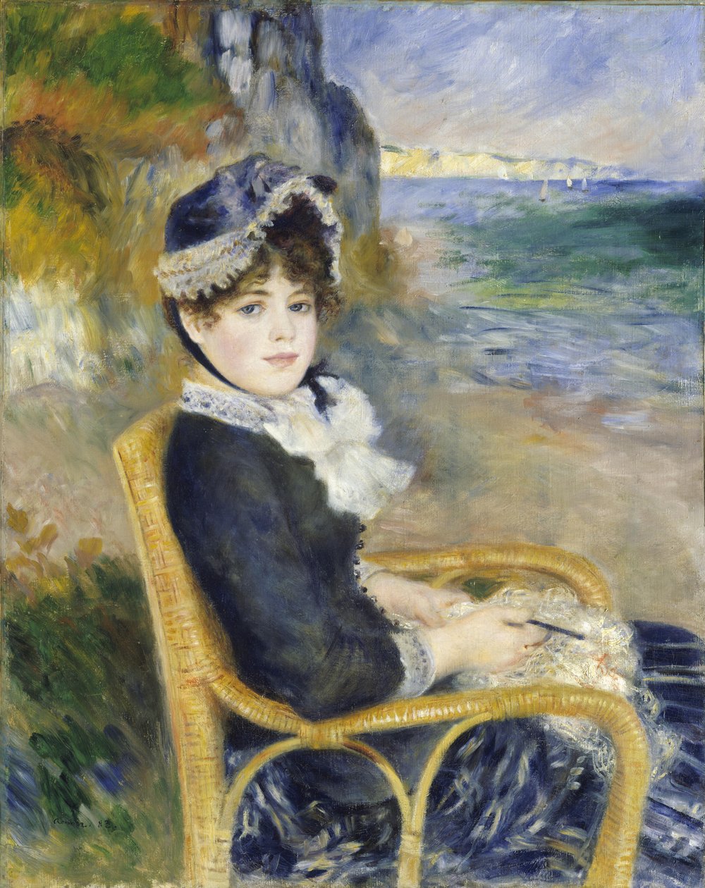 Ved kysten, 1883 af Pierre Auguste Renoir