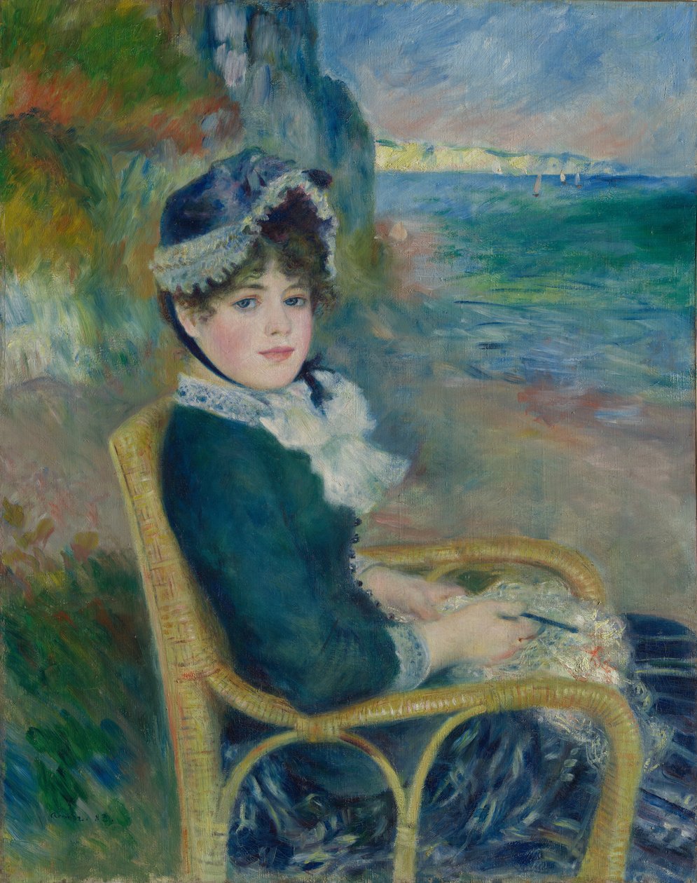 Ved kysten, 1883. af Pierre Auguste Renoir