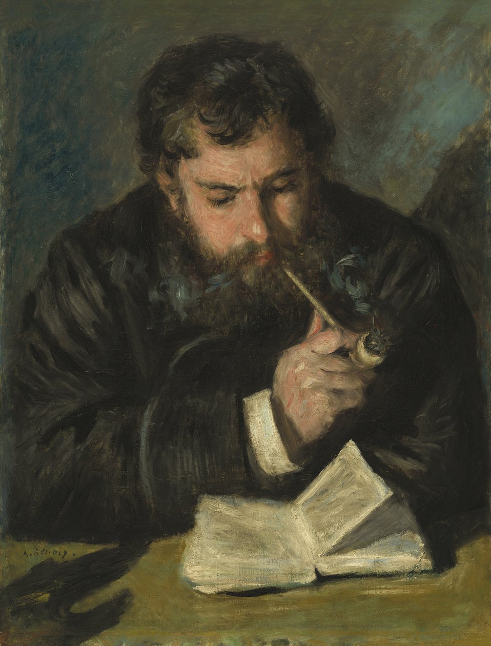 Claude Monet af Pierre Auguste Renoir