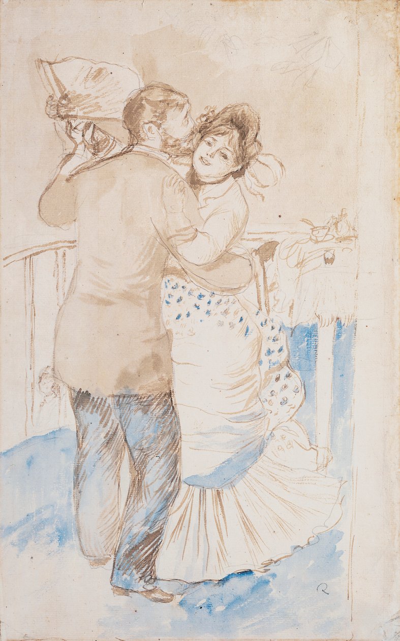 Landskabsdans, 1883 af Pierre Auguste Renoir