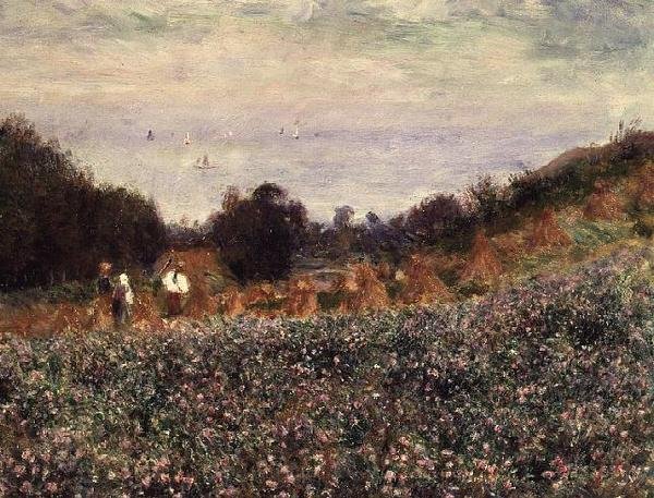 Landskabet ved Berneval af Pierre Auguste Renoir