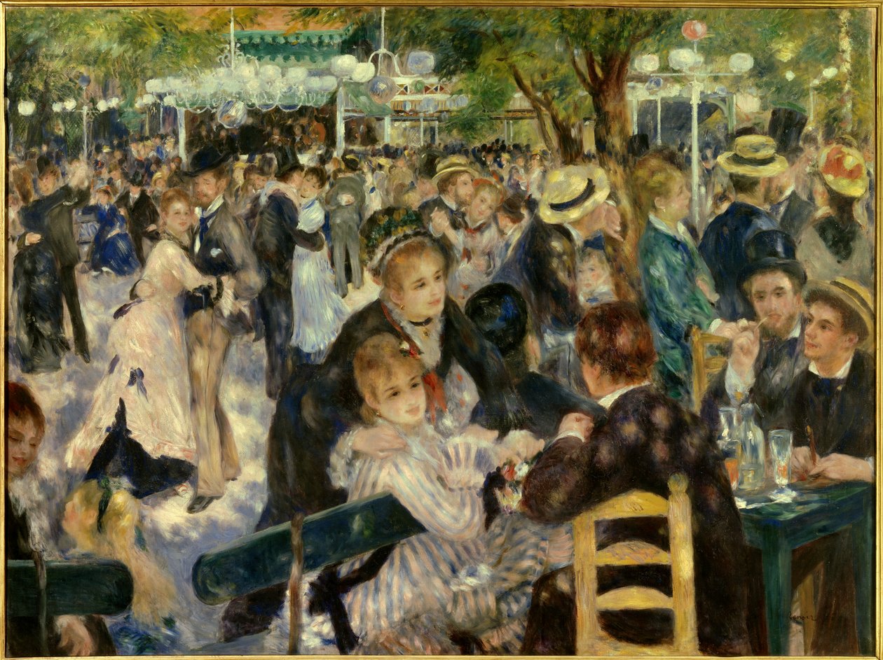 Dans på Le Moulin de la Galette af Pierre Auguste Renoir