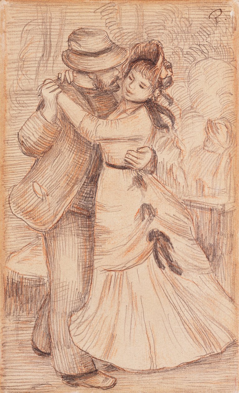 Dans på landet, 1883 af Pierre Auguste Renoir