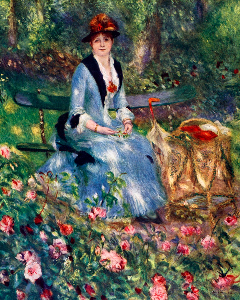 I Roserne, 1882, 1929 af Pierre Auguste Renoir