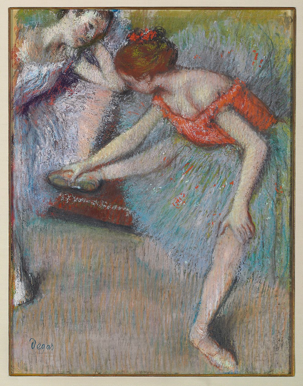 Dansere, ca. 1896 (pastel på papir) af Pierre Auguste Renoir