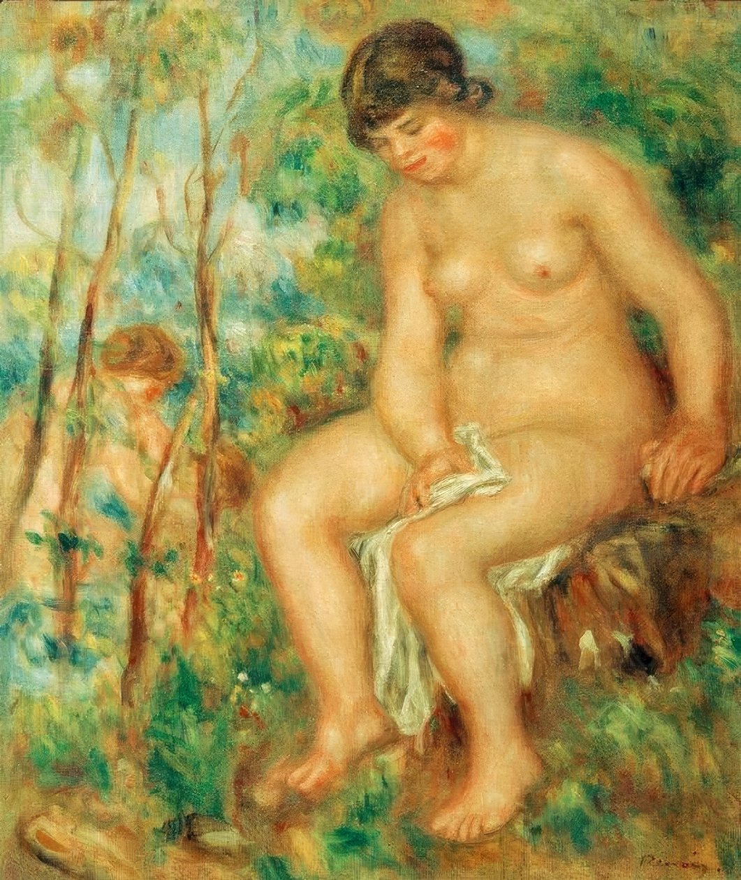 Den badende af Pierre Auguste Renoir