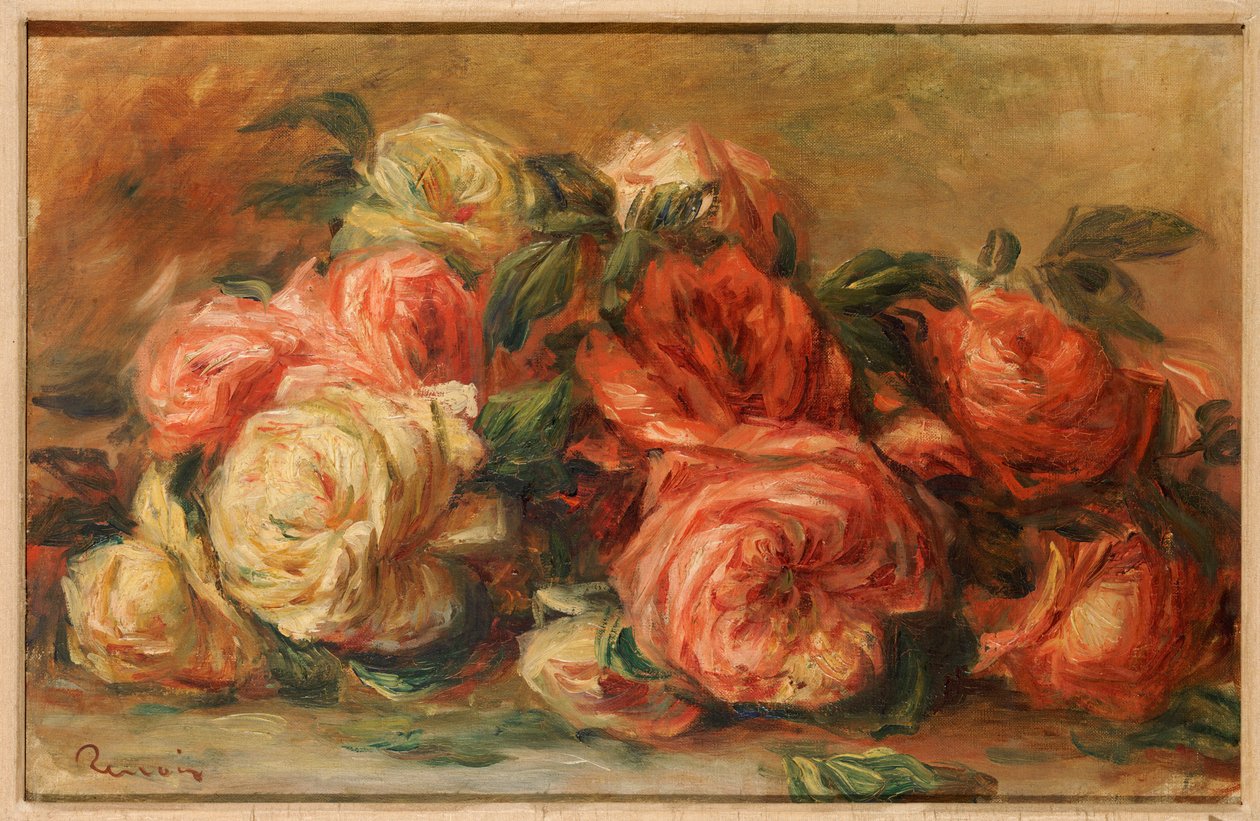 Kasserede roser af Pierre Auguste Renoir