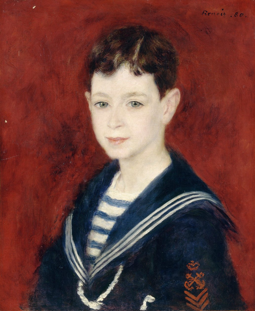 Fernand Halphen som dreng, 1880 af Pierre Auguste Renoir