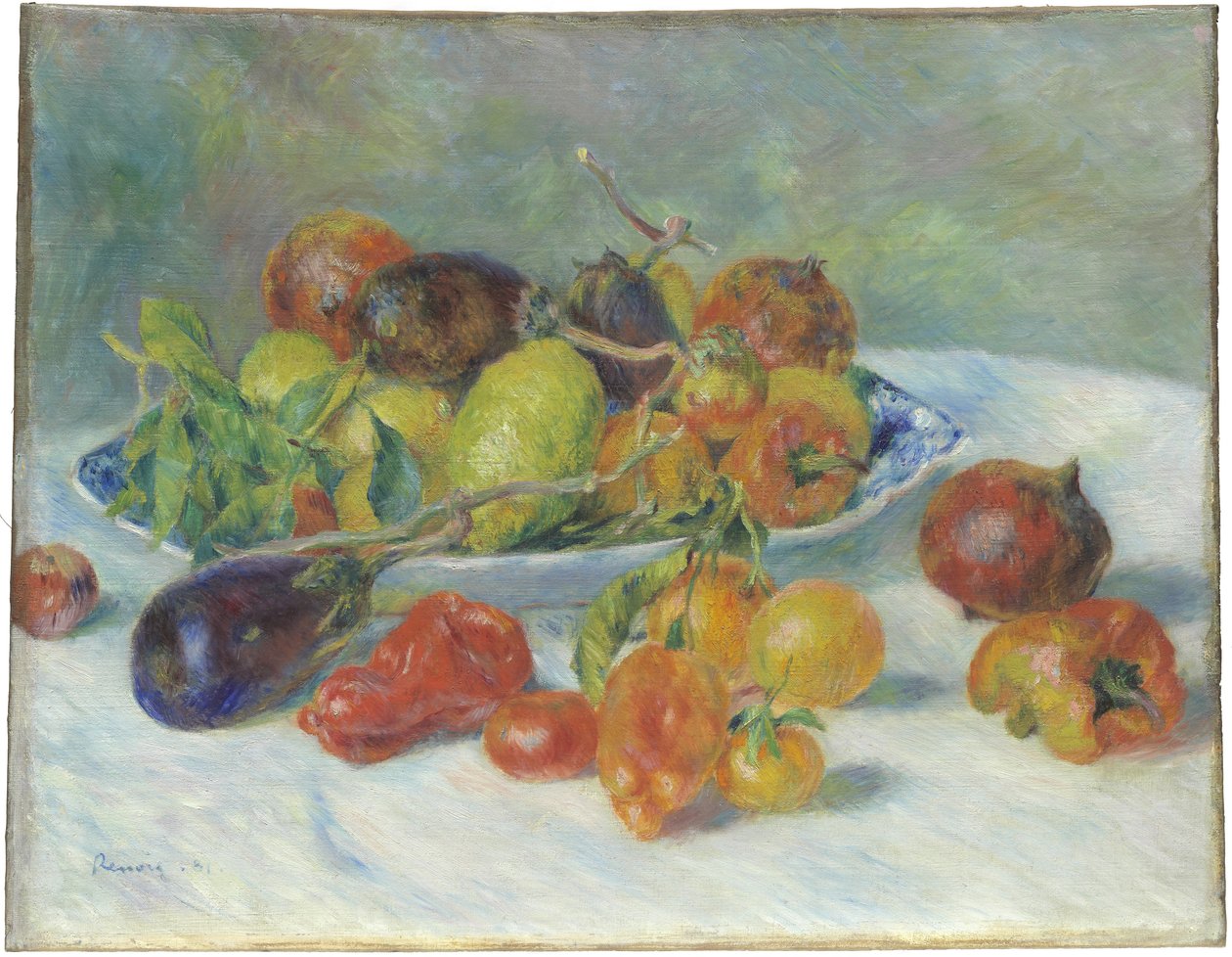 Frugter af Midi, 1881 af Pierre Auguste Renoir