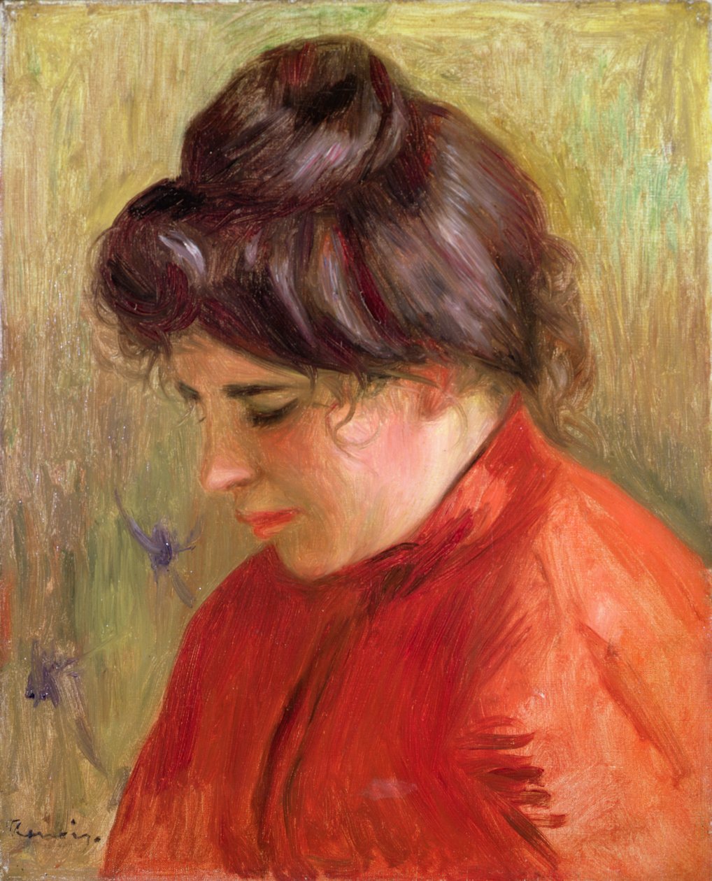 Gabrielle (olie på lærred) af Pierre Auguste Renoir