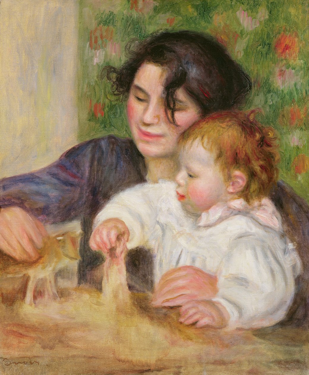 Gabrielle og Jean, ca. 1895-6 (olie på lærred) af Pierre Auguste Renoir