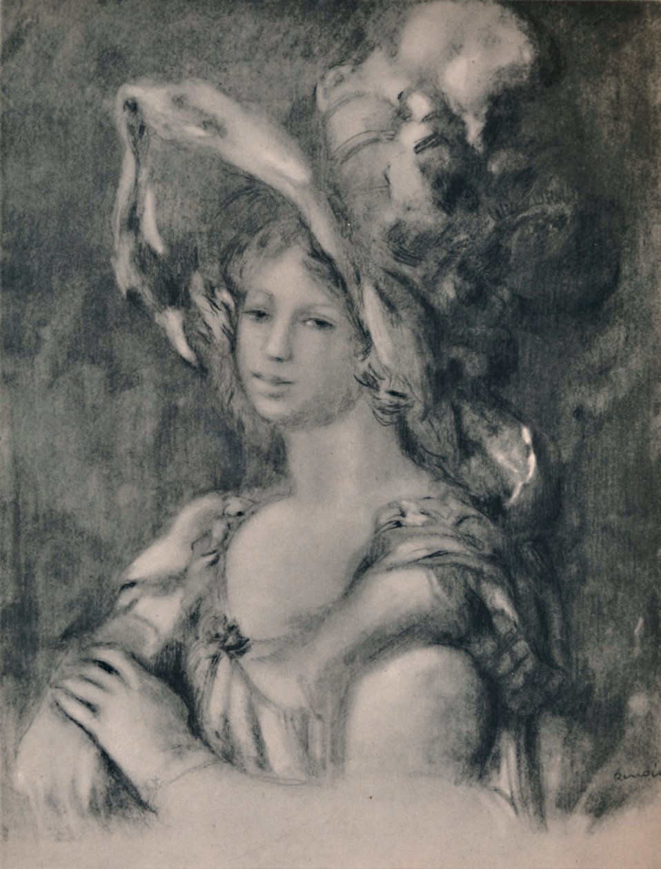 Halv-længde portræt af Dieterle, ca. 1899, 1946 af Pierre Auguste Renoir