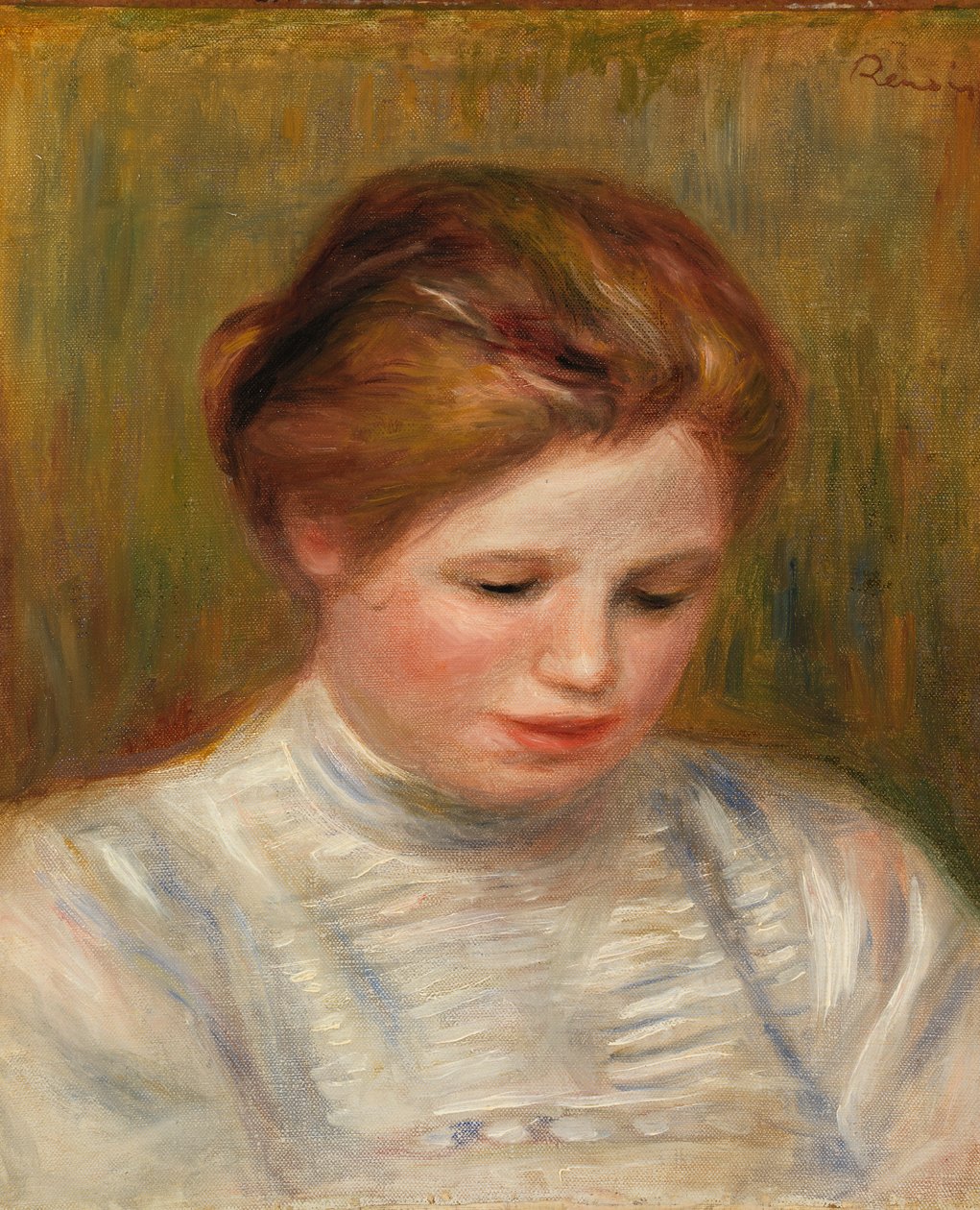 Hoved; også kaldet Broderers Studie af Pierre Auguste Renoir