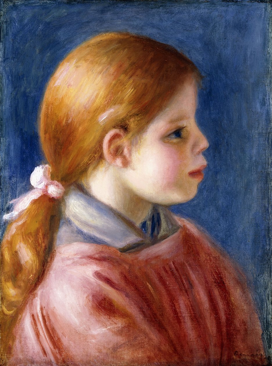 Leder af en ung pige, 1888 af Pierre Auguste Renoir