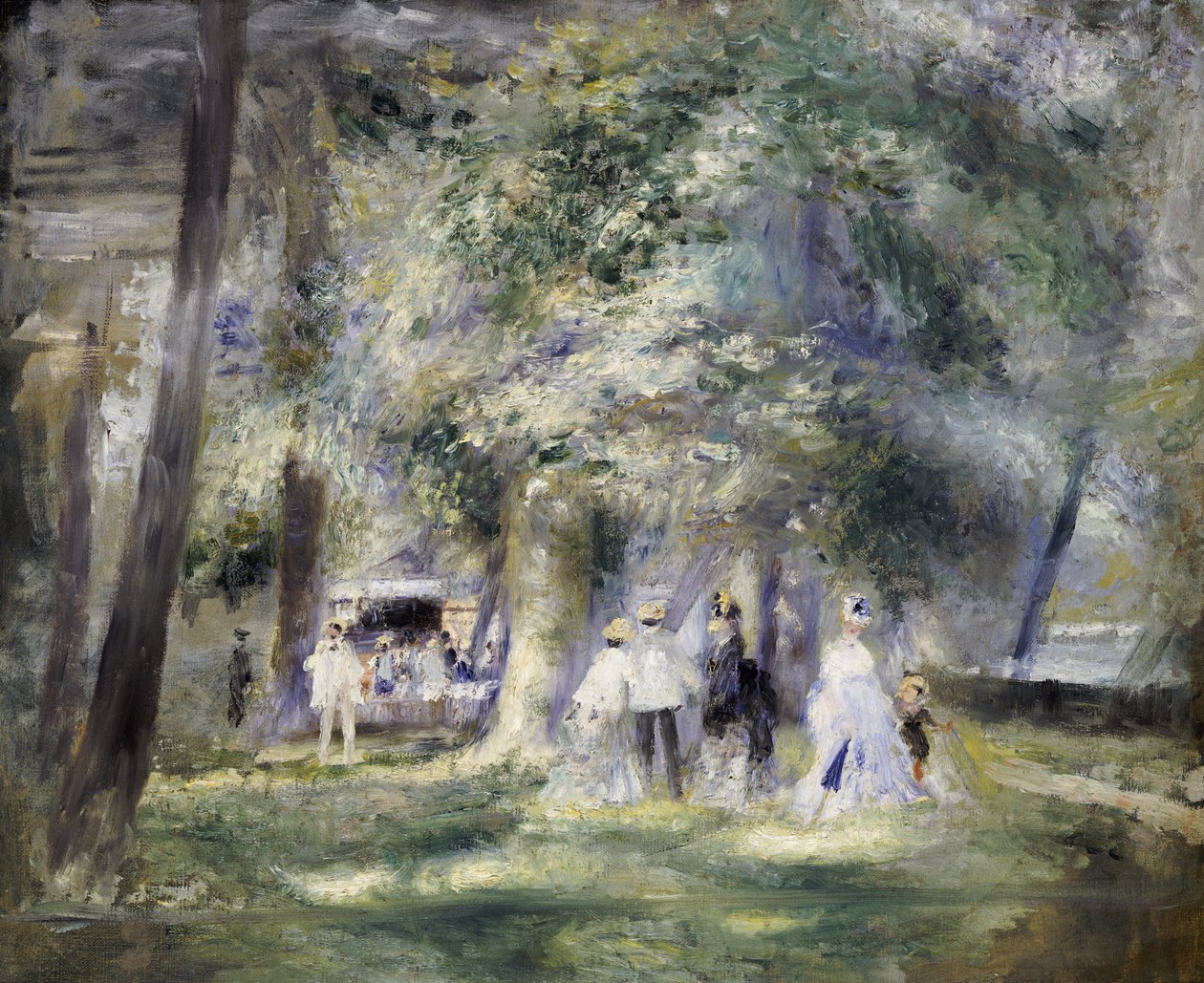 I parken ved Saint-Cloud, 1866 af Pierre Auguste Renoir
