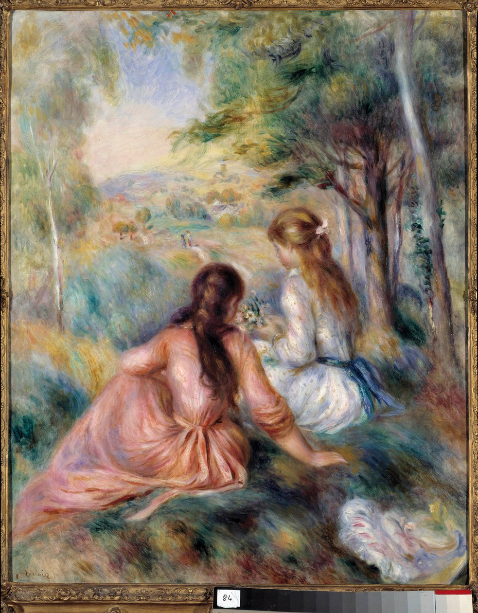 I formaleriet af Pierre Auguste Renoir (1841-1919) 1890 søn. 0,81x0,65 m New York, Metropolitan museum af Pierre Auguste Renoir