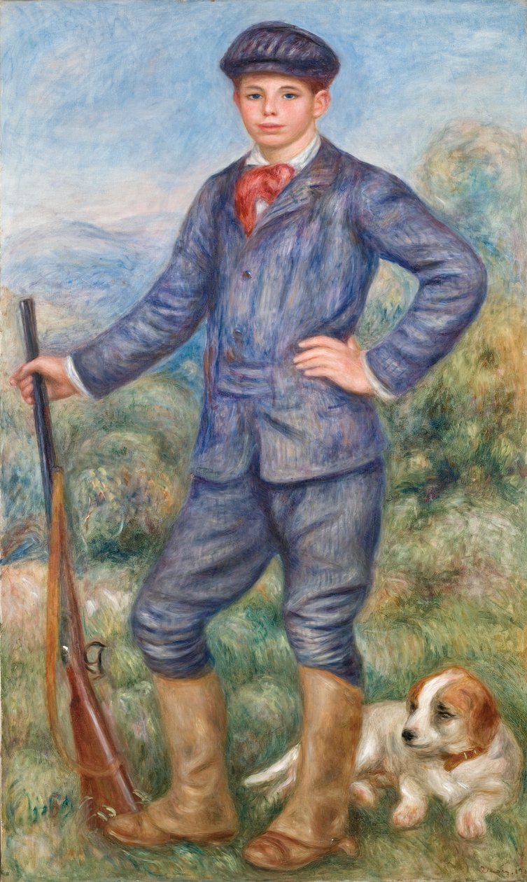 Jean som jæger, 1910 af Pierre Auguste Renoir