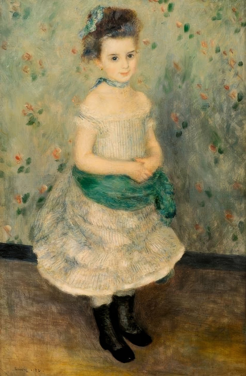 Jeanne Durand-Ruel af Pierre Auguste Renoir
