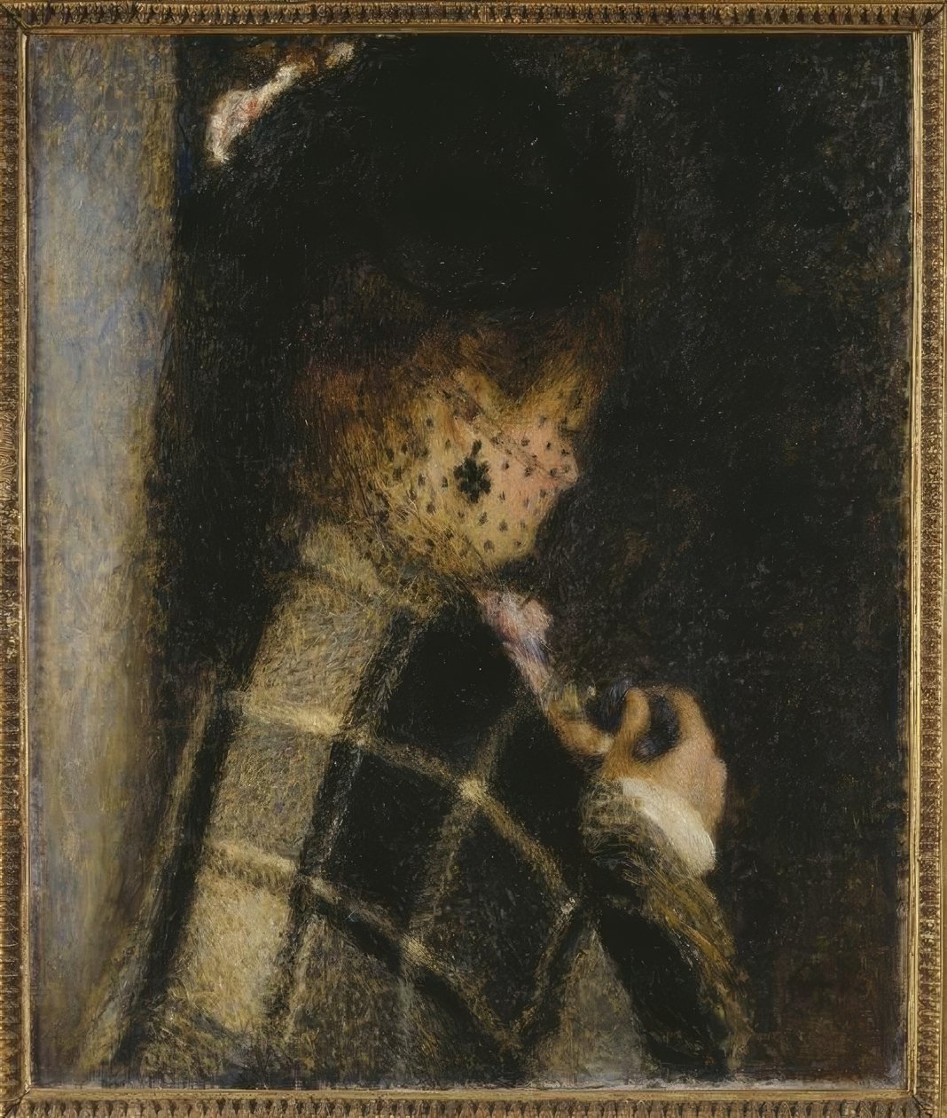 Ung kvinde med slør af Pierre Auguste Renoir